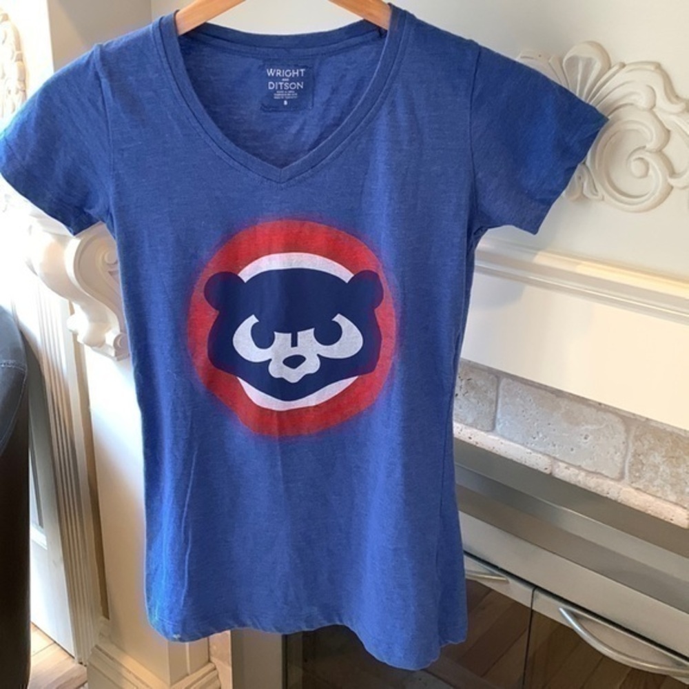 Wright and Ditson Kid’s Chicago Cubs shirt size S small unisex